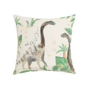 Happy Kids Dino Land 40x40cm Filled Cushion by null, a Cushions, Decorative Pillows for sale on Style Sourcebook