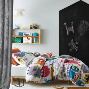 Happy Kids Monster Squad Glow in the Dark Quilt Cover Set by null, a Quilt Covers for sale on Style Sourcebook
