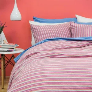 Bambury BedT Dahlia Stripe Quilt Cover Set by null, a Quilt Covers for sale on Style Sourcebook