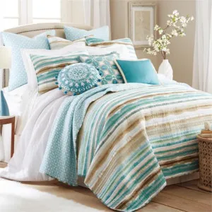 Classic Quilts Windsor Ascot Aqua Blue Coverlet Set by null, a Quilt Covers for sale on Style Sourcebook