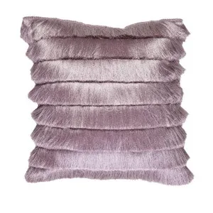 Bedding House Fringy Lilac 40x40cm Filled Cushion by null, a Cushions, Decorative Pillows for sale on Style Sourcebook