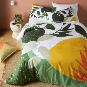 Accessorize Ren Digital Printed Cotton Quilt Cover Set by null, a Quilt Covers for sale on Style Sourcebook