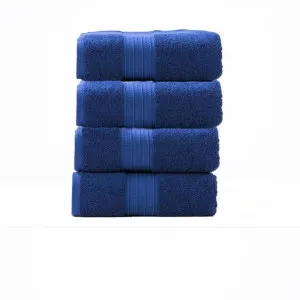 Renee Taylor Brentwood Low Twist 4 Piece Royal Bath Towel Pack by null, a Towels & Washcloths for sale on Style Sourcebook