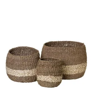 J.Elliot Kenya Natural Baskets Set of 3 by null, a Baskets & Boxes for sale on Style Sourcebook