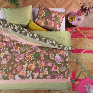 Oilily Amelie Sits Mix Cotton Sateen Green Quilt Cover Set by null, a Quilt Covers for sale on Style Sourcebook