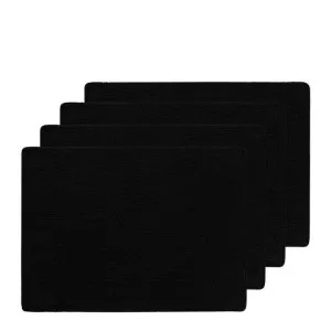 J.Elliot Miller Braided Black Placemat Set of 4 by null, a Placemats for sale on Style Sourcebook