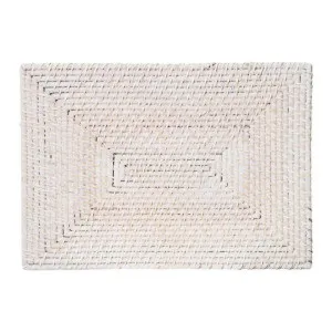 J.Elliot Pacifica Rattan Whitewash Placemat by null, a Placemats for sale on Style Sourcebook