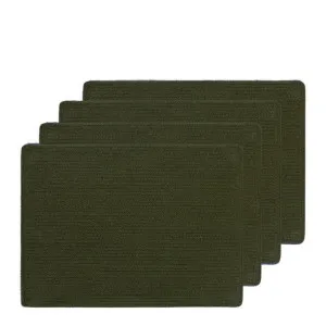 J.Elliot Miller Braided Olive Placemat Set of 4 by null, a Placemats for sale on Style Sourcebook