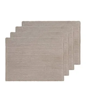 J.Elliot Miller Braided Sandstone Placemat Set of 4 by null, a Placemats for sale on Style Sourcebook