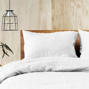 Jenny Mclean Doux Pure Linen White Quilt Cover Set by null, a Quilt Covers for sale on Style Sourcebook