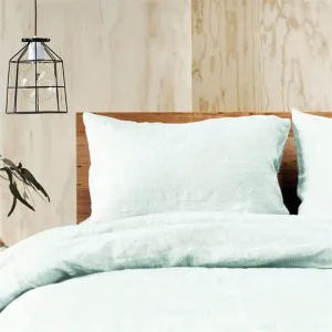 Jenny Mclean Doux Pure Linen Mist Quilt Cover Set by null, a Quilt Covers for sale on Style Sourcebook