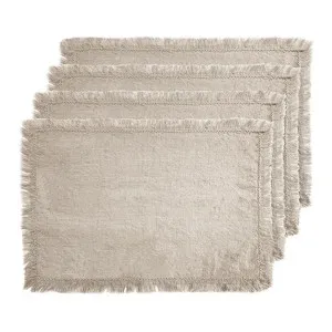 J.Elliot Avani Sandstone Placemat Set of 4 by null, a Placemats for sale on Style Sourcebook