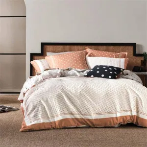 Linen House Vivienne Brandy Quilt Cover Set by null, a Quilt Covers for sale on Style Sourcebook