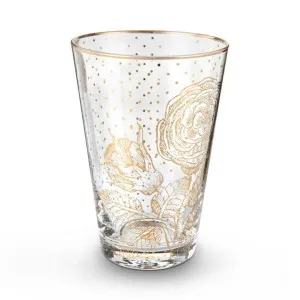 PIP Studio Royal Golden Flower 370ml Longdrink Glass by null, a Glassware for sale on Style Sourcebook