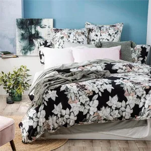 Renee Taylor 300 Thread Count Cotton Reversible Ivy Quilt Cover Set by null, a Quilt Covers for sale on Style Sourcebook