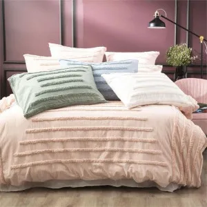 Renee Taylor Classic Cotton Blush Quilt Cover Set by null, a Quilt Covers for sale on Style Sourcebook