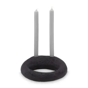 VTWonen Black Ecomix Small 10cm Candle Holder by null, a Candles for sale on Style Sourcebook