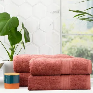 Renee Taylor Stella 4 Piece Brick Bath Towel Pack by null, a Towels & Washcloths for sale on Style Sourcebook
