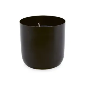 VTWonen Black 9x9cm Metal Cup with Candle by null, a Candles for sale on Style Sourcebook