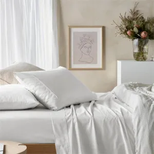 Vintage Design Eucalyptus Cotton 225 Thread Count Sheet Set by null, a Sheets for sale on Style Sourcebook