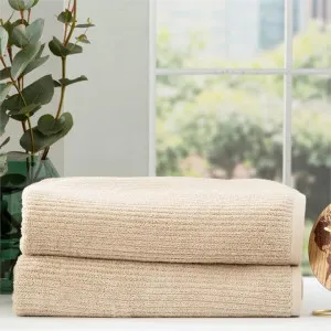 Renee Taylor Cobblestone 2 Pack Stone Bath Sheet by null, a Towels & Washcloths for sale on Style Sourcebook