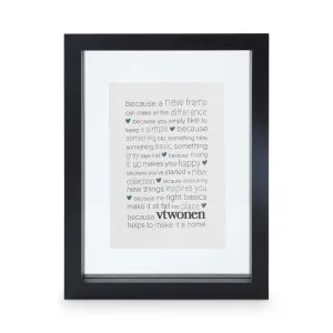 VTWonen Black Wood A6 Photo Frame by null, a Photo Frames for sale on Style Sourcebook