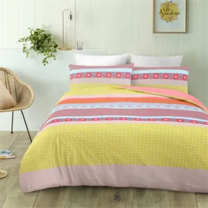 The Big Sleep Malta Printed Microfibre Quilt Cover Set by null, a Quilt Covers for sale on Style Sourcebook