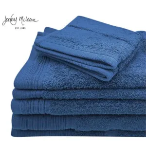 Jenny Mclean De La Maison 7 Piece Navy Towel Pack by null, a Towels & Washcloths for sale on Style Sourcebook