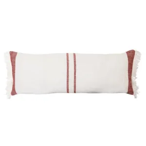 J.Elliot Cassidy Ivory and Brick Throw by null, a Throws for sale on Style Sourcebook