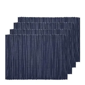 J.Elliot Alexis Navy and Blueberry Placemats Set of 4 by null, a Placemats for sale on Style Sourcebook