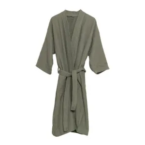 J.Elliot Camila Waffle Chive Bathrobe by null, a Bathrobes for sale on Style Sourcebook