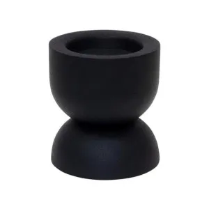 J.Elliot Amira Black Small 11cm Candle Holder by null, a Candles for sale on Style Sourcebook