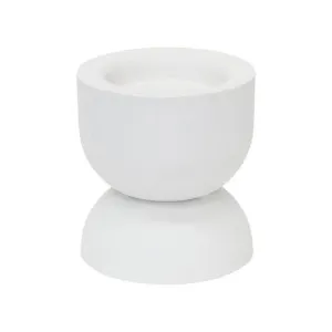 J.Elliot Amira White Small 11cm Candle Holder by null, a Candles for sale on Style Sourcebook