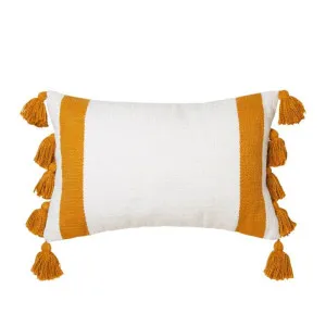 J.Elliot Casey Ivory and Mustard 35x50cm Cushion by null, a Cushions, Decorative Pillows for sale on Style Sourcebook