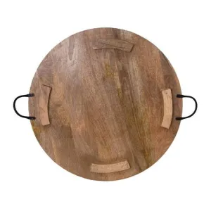 J.Elliot Bailey Natural Round Tray With Handles by null, a Trays for sale on Style Sourcebook