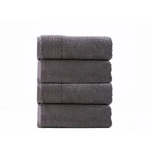 Renee Taylor Aireys 4 Piece Nickel Bath Towel Pack by null, a Towels & Washcloths for sale on Style Sourcebook