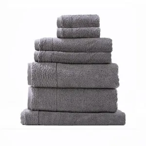 Renee Taylor Aireys 7 Piece Nickel Bath Towel Pack by null, a Towels & Washcloths for sale on Style Sourcebook