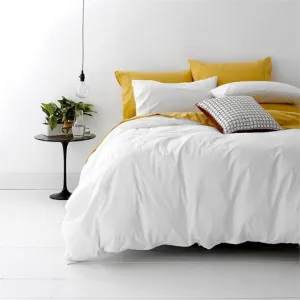 Park Avenue Vintage Washed Cotton White Quilt Cover Set by null, a Quilt Covers for sale on Style Sourcebook