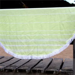 Accessorize De La Mer Lime Green Round Turkish Towel by null, a Outdoor Accessories for sale on Style Sourcebook