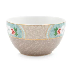 PIP Studio Blushing Birds Star Flower Porcelain Khaki 9.5cm Bowl by null, a Bowls for sale on Style Sourcebook