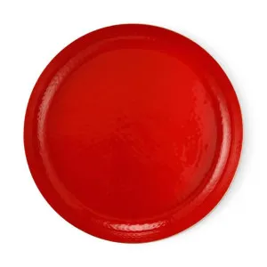 PIP Studio Enamelled Red 50cm Serving Tray by null, a Trays for sale on Style Sourcebook