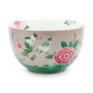 PIP Studio Blushing Birds Porcelain Khaki 23cm Bowl by null, a Bowls for sale on Style Sourcebook