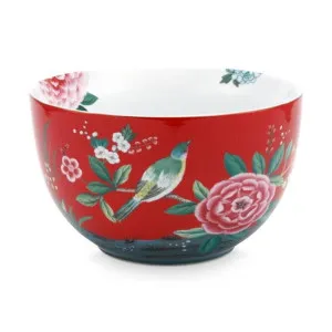 PIP Studio Blushing Birds Porcelain Red 23cm Bowl by null, a Bowls for sale on Style Sourcebook