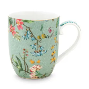 PIP Studio Jolie Flowers Porcelain Blue 145ml Mug by null, a Cups & Mugs for sale on Style Sourcebook