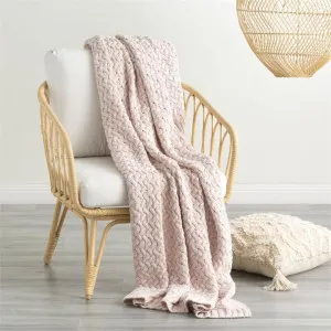 Renee Taylor Lenni Cotton Knitted Primrose Throw by null, a Throws for sale on Style Sourcebook