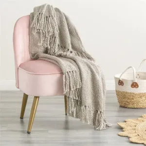 Renee Taylor Crystal Silver Throw by null, a Throws for sale on Style Sourcebook