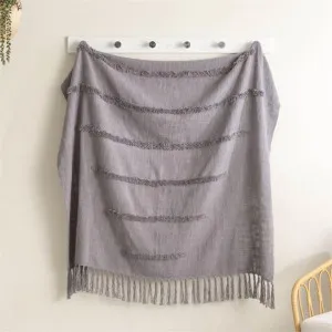 Renee Taylor Cambridge Cotton Slub Tufted Moonlike Throw by null, a Throws for sale on Style Sourcebook