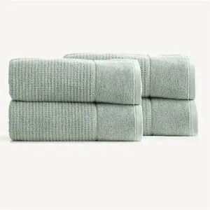 Renee Taylor Cambridge Textured 4 Piece Eucalyptus Bath Sheet Pack by null, a Towels & Washcloths for sale on Style Sourcebook