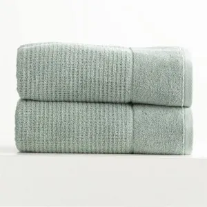 Renee Taylor Cambridge Textured 2 Piece Eucalyptus Bath Sheet Pack by null, a Towels & Washcloths for sale on Style Sourcebook