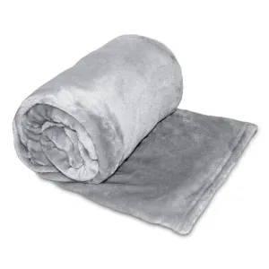 Ardor Boudoir Lucia Luxury Plush Velvet Silver Throw by null, a Throws for sale on Style Sourcebook
